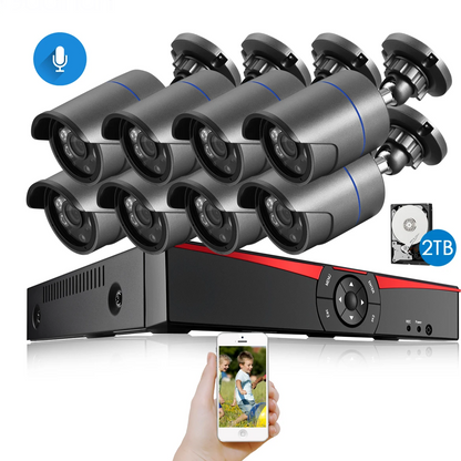 Yourogen Security System Camera Video Set with 2TB HDD