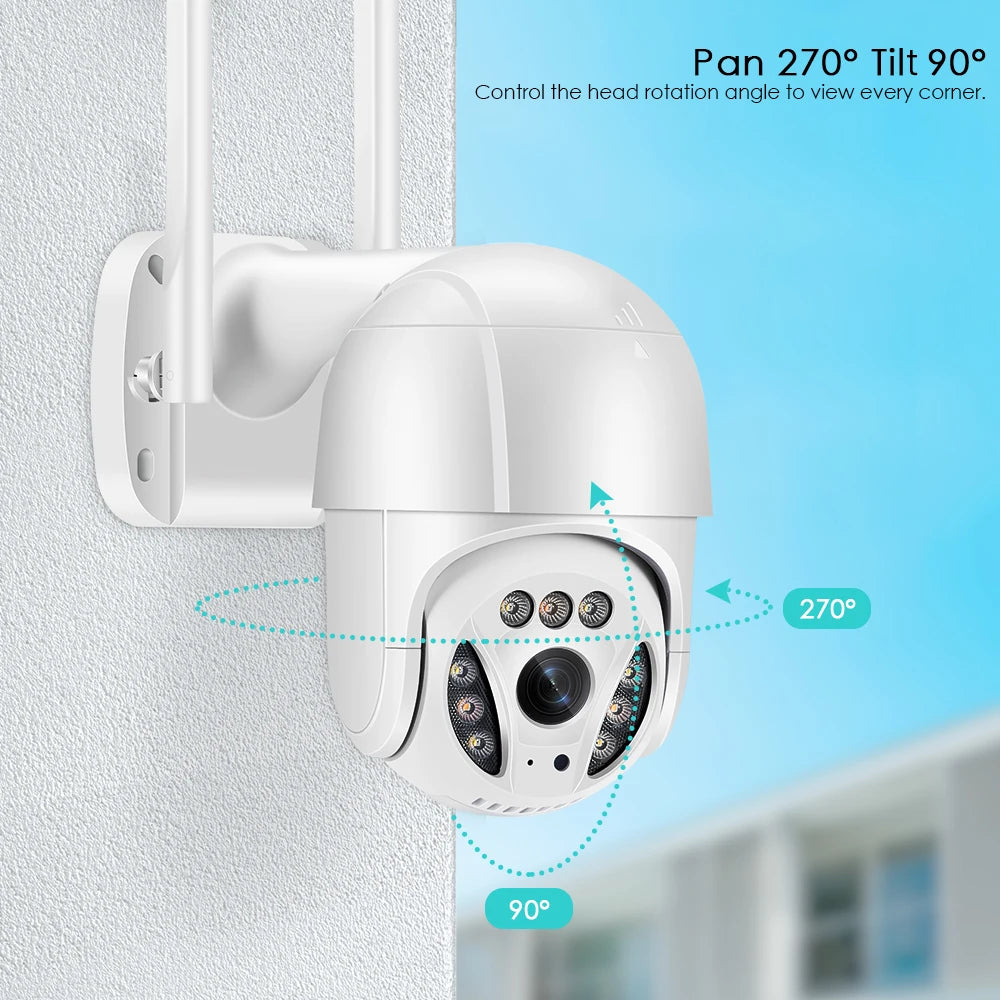 Yourogen 8MP 4K PTZ Camera Outdoor WiFi IP Camera Ultra HD 5MP 3MP 1080P