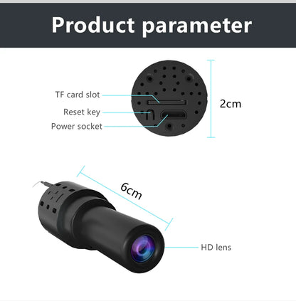 Yourogen Mini Camera Wi-Fi Micro Camcorder 1080P Secret Video Audio Recorder Car DVR Spoort