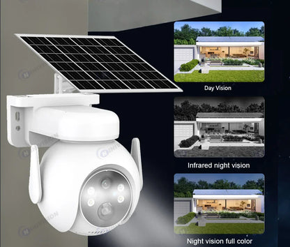 Yourogen 5MP Solar PTZ Camera Wifi Outdoor Audio PIR Human Detection Wireless