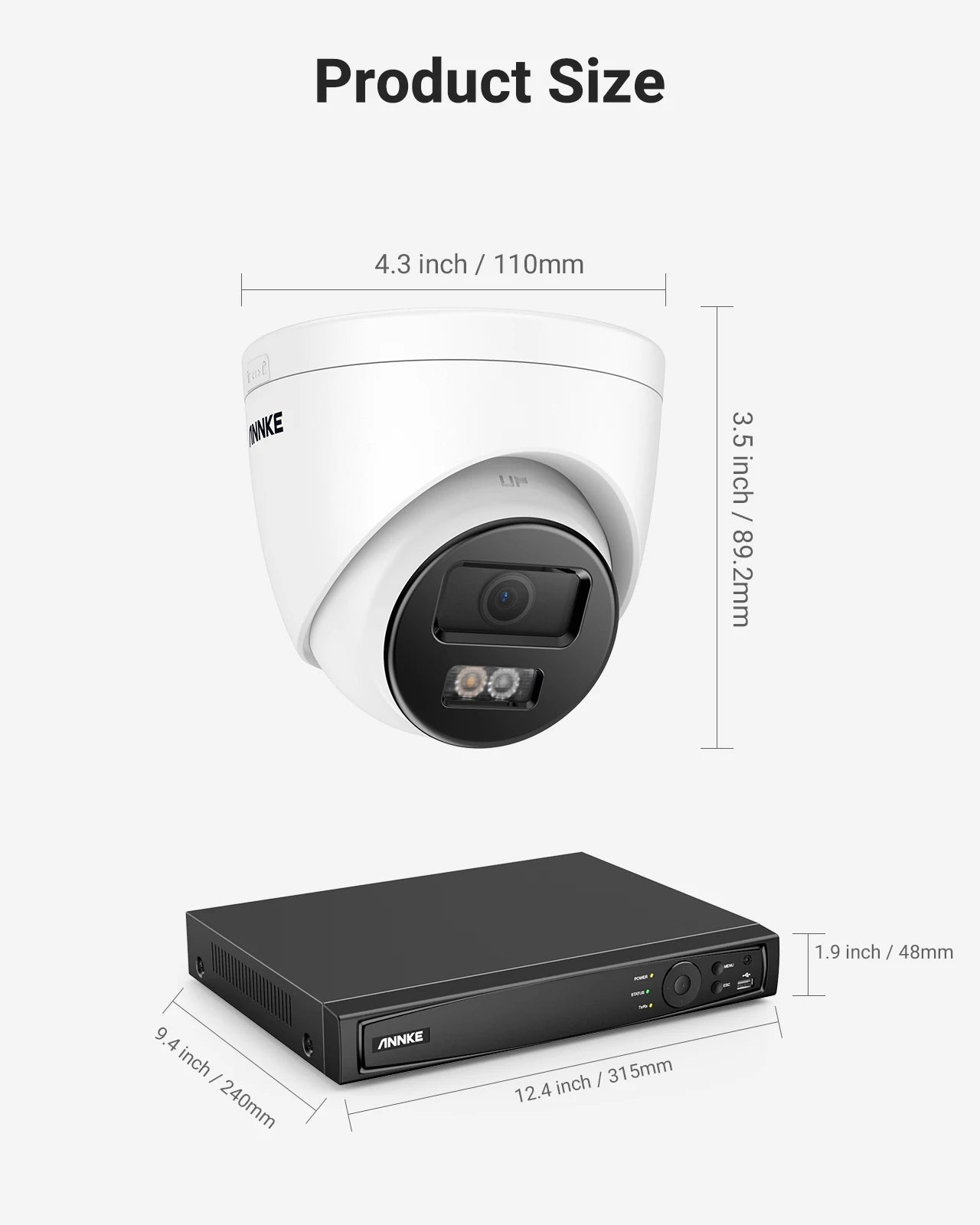 Yourogen HD Video Security System 16CH 4K 8MP With Smart Dual-Light 16X 12MP Weatherproof Surveillance