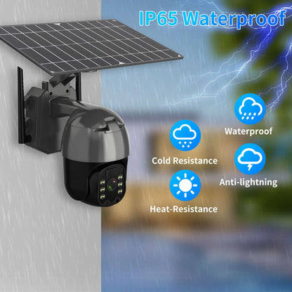 Yourogen  Wireless Camera Smart IP CCTV Video Surveillance 4G LTE FDD  Outdoor Solar  Camera