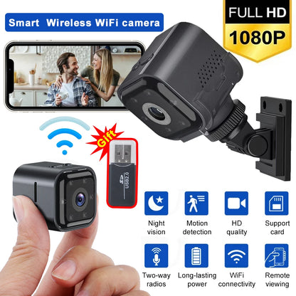 Yourogen Mini Camera HD 1080P Wireless Built-in Battery 960mAh Night Vision Pro Cam