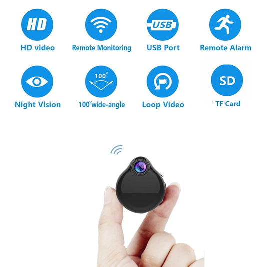 Yourogen 1080P Mini Wifi Camera HD Video Recorder Night Vision