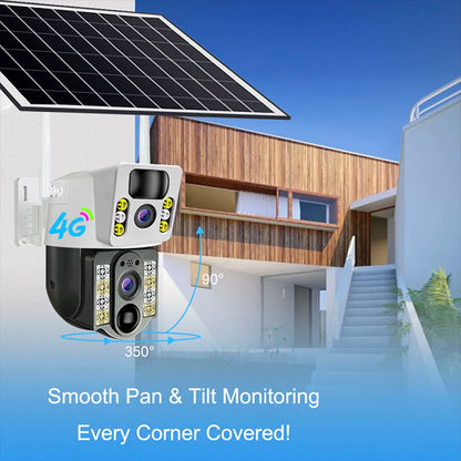 Yourogen Solar Camera 4G SIM Card/Wifi 4K 8MP HD 360