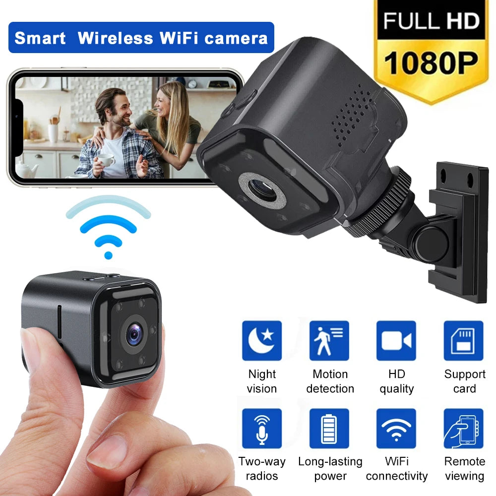 Yourogen Mini Camera HD 1080P Wireless Built-in Battery 960mAh Night Vision Pro Cam