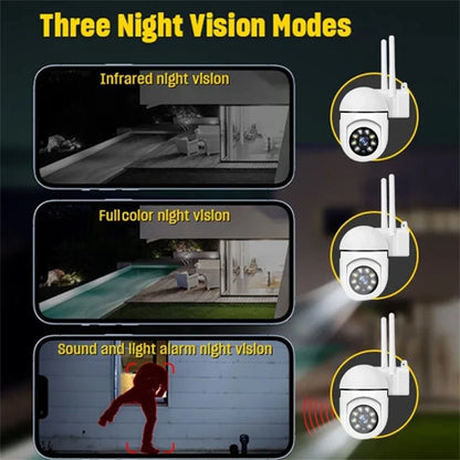 Yourogen Wifi Security Monitor Camera Color Night Vision Outdoor Waterproof 5MP 4X Digital Zoom