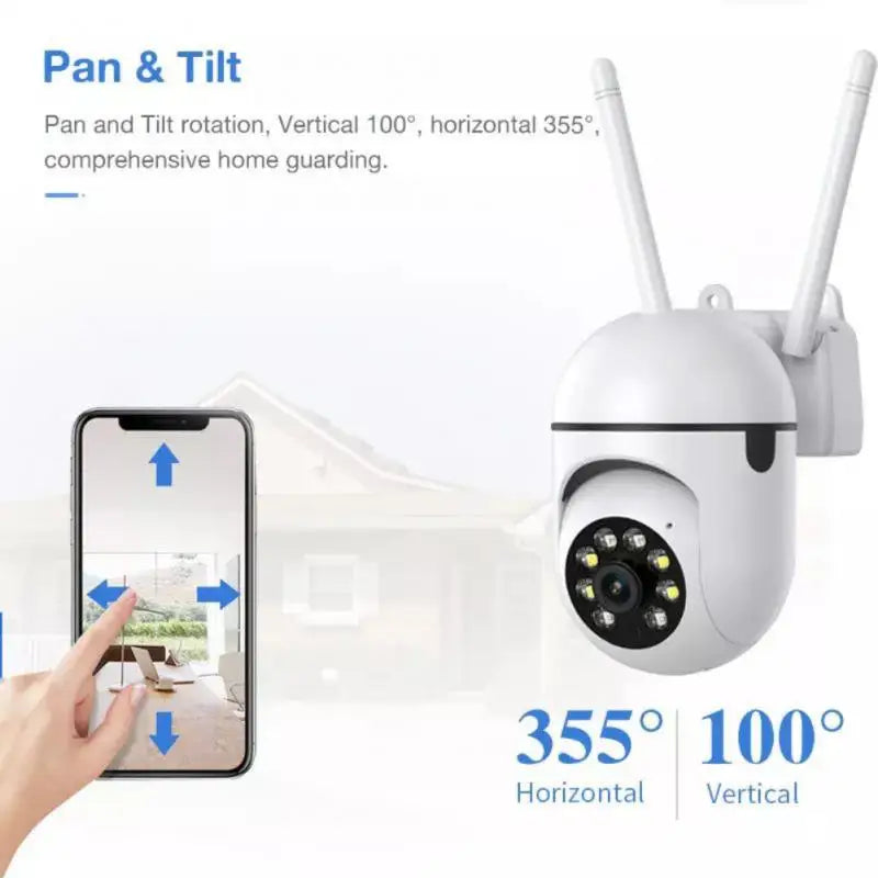 Yourogen Wireless Security Camera Human Detection IP Camera Audio Surveillance Outdoor 4X Zoom Night Vision