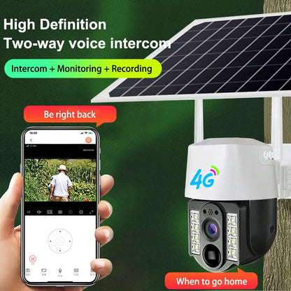 Yourogen V380 Pro 4MP 4G SIM WIFI Solar Camera