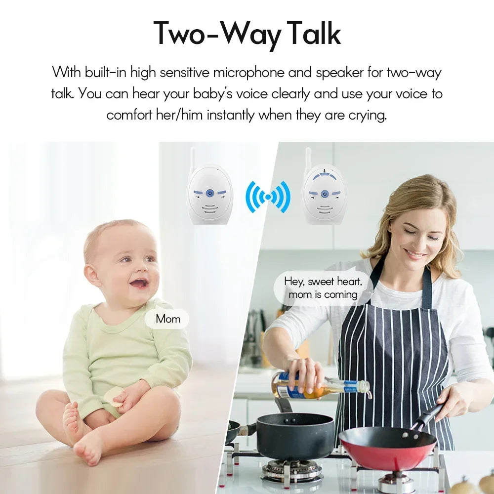 Yourogen Wireless Kids Baby Monitor Talkie Audio Radio Nanny Intercom