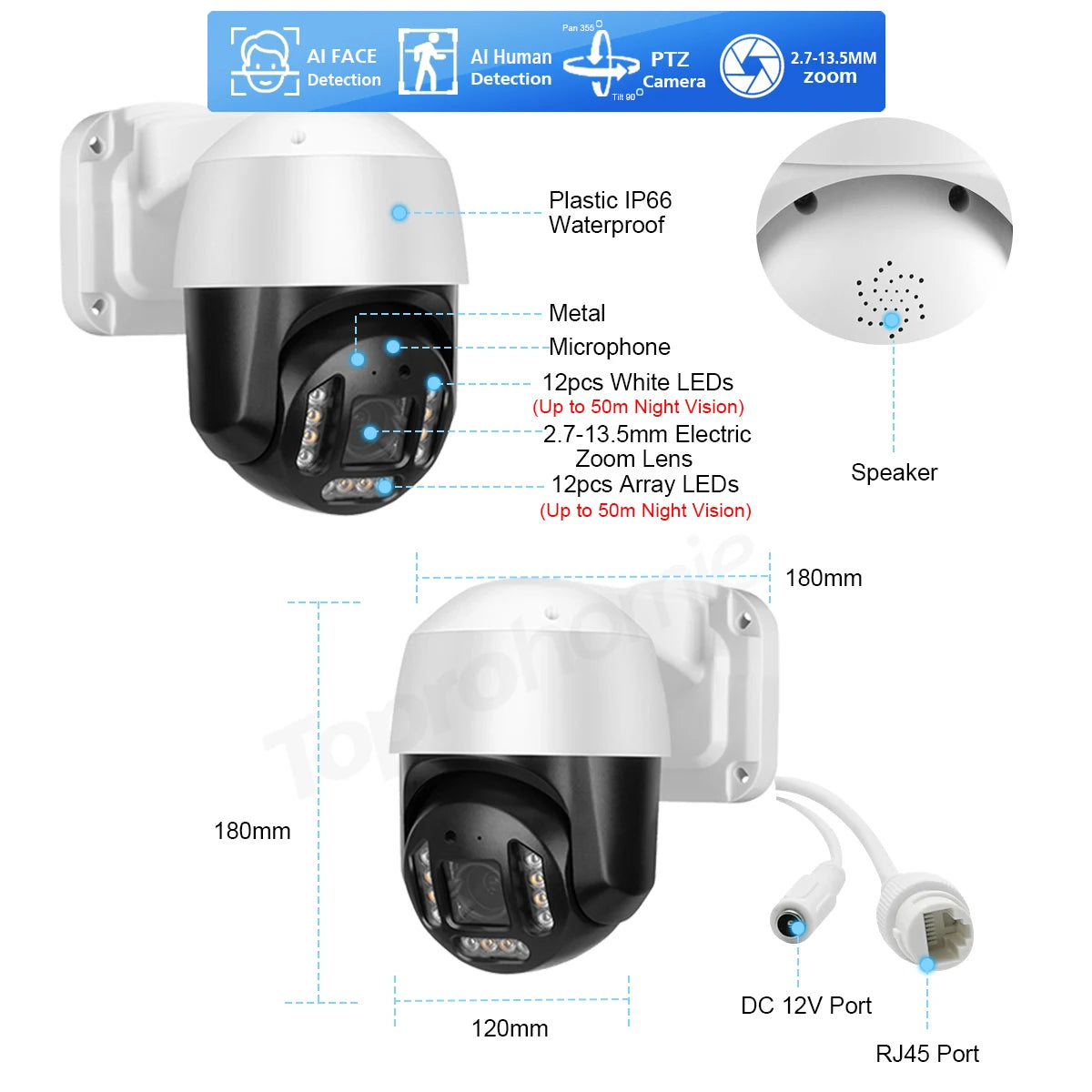 Yourogen Camera System 4K Camera 8MP, Face Detect Color Night 32CH