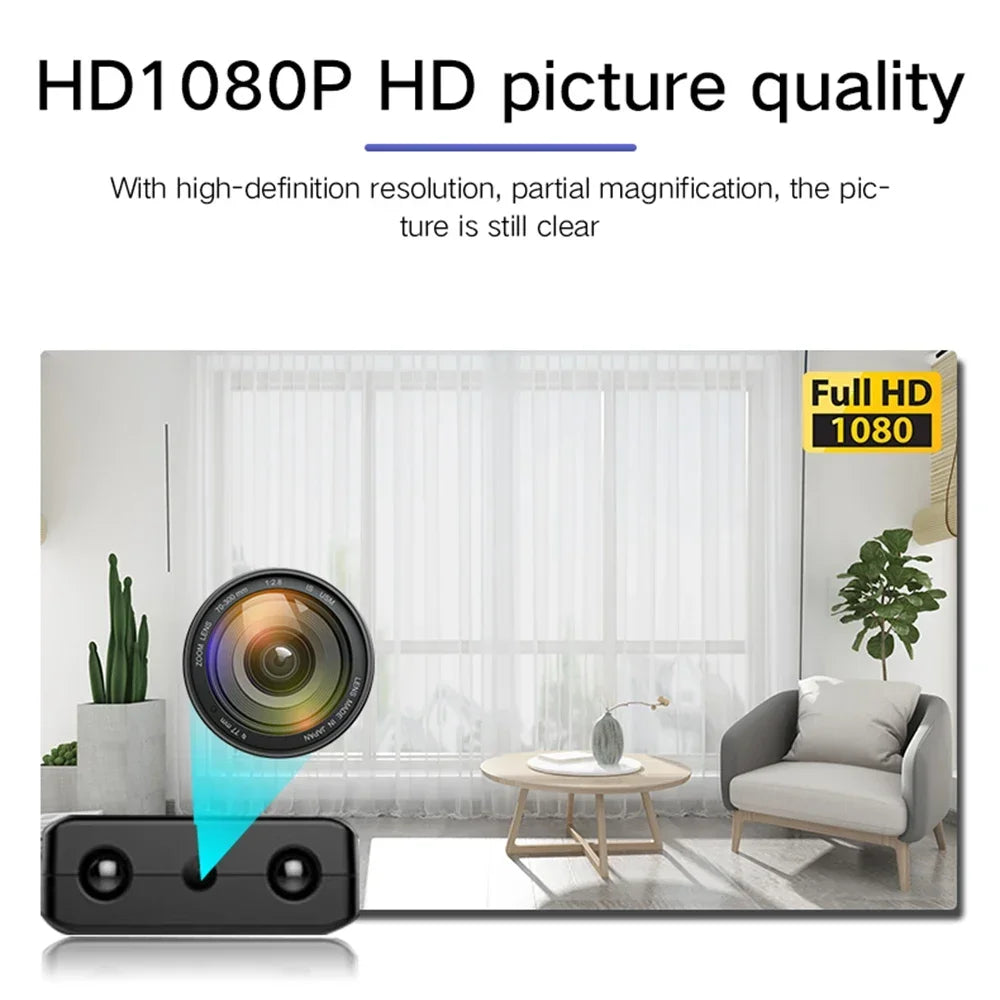 Yourogen 4K Full HD 1080P Mini Ip Cam XD Wi-Fi Night Vision Motion Detection HD Video Recorder