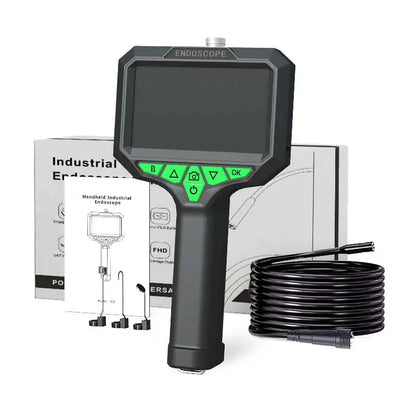 Yourogen Handheld 4.3 Inch IPS HD Screen Industrial Endoscope Camera with LED Light Waterproof