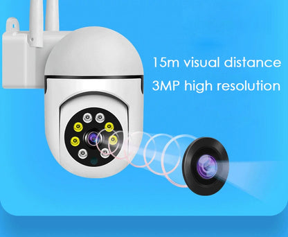 Yourogen Wireless Security Camera Human Detection IP Camera Audio Surveillance Outdoor 4X Zoom Night Vision