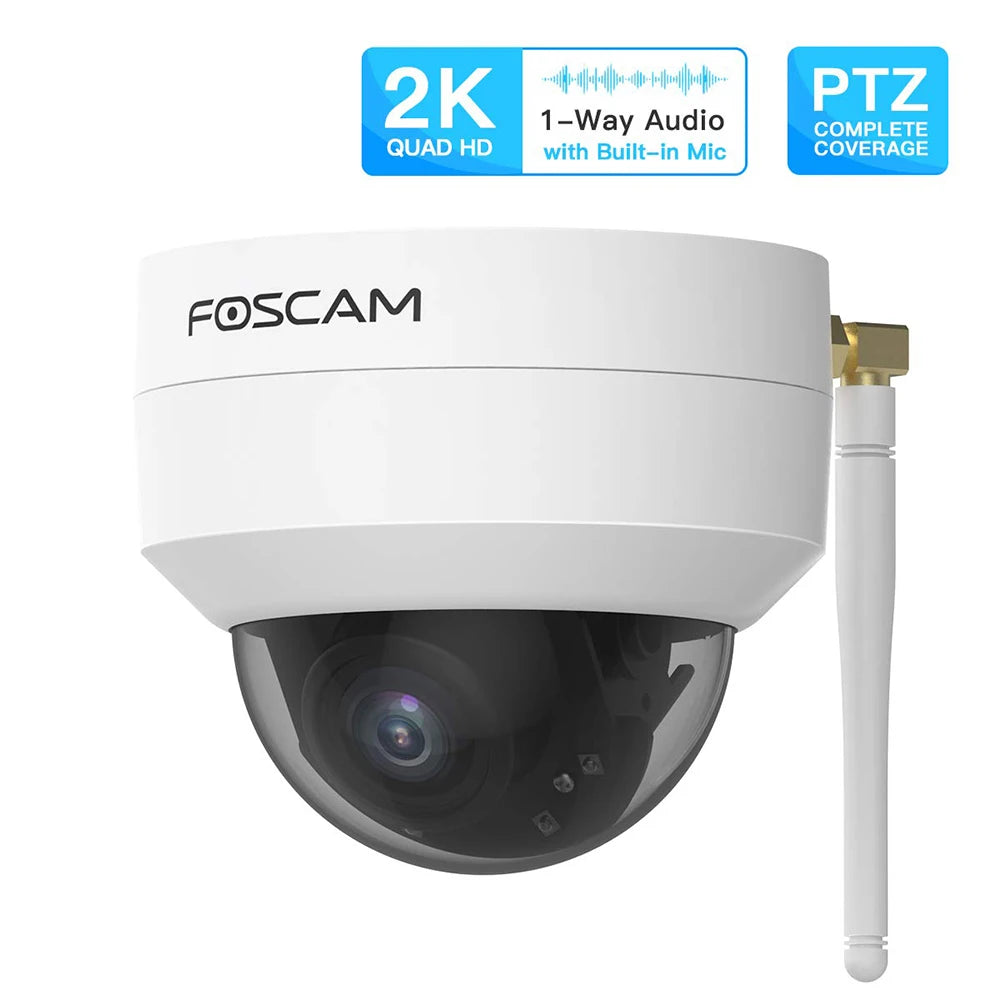 Yourogen 4MP Outdoor Security Wi-Fi Camera 4X Optical Zoom Supports 2.4G/5G Wi-Fi Connection