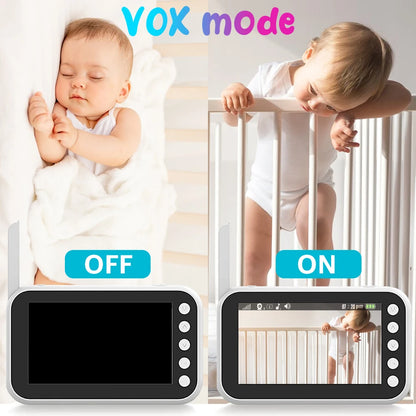 Yourogen Baby Monitor with Long Battery Life 4.3 inch Screen