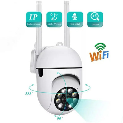 Yourogen Wireless Security Camera Human Detection IP Camera Audio Surveillance Outdoor 4X Zoom Night Vision