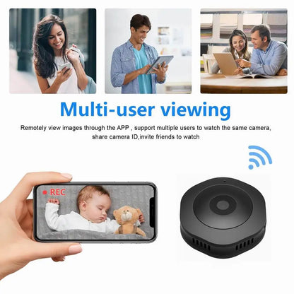 Yourogen 4K 1080p HD Mini Wireless Camera Portable Cam Espion Invisible IR-CUT Night Version