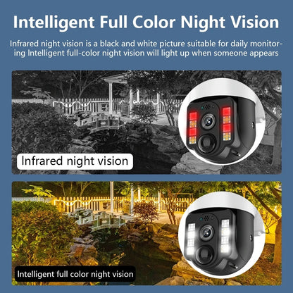 Yourogen 4G SIM Card Wifi 5MP HD Solar Camera Color Night Vision