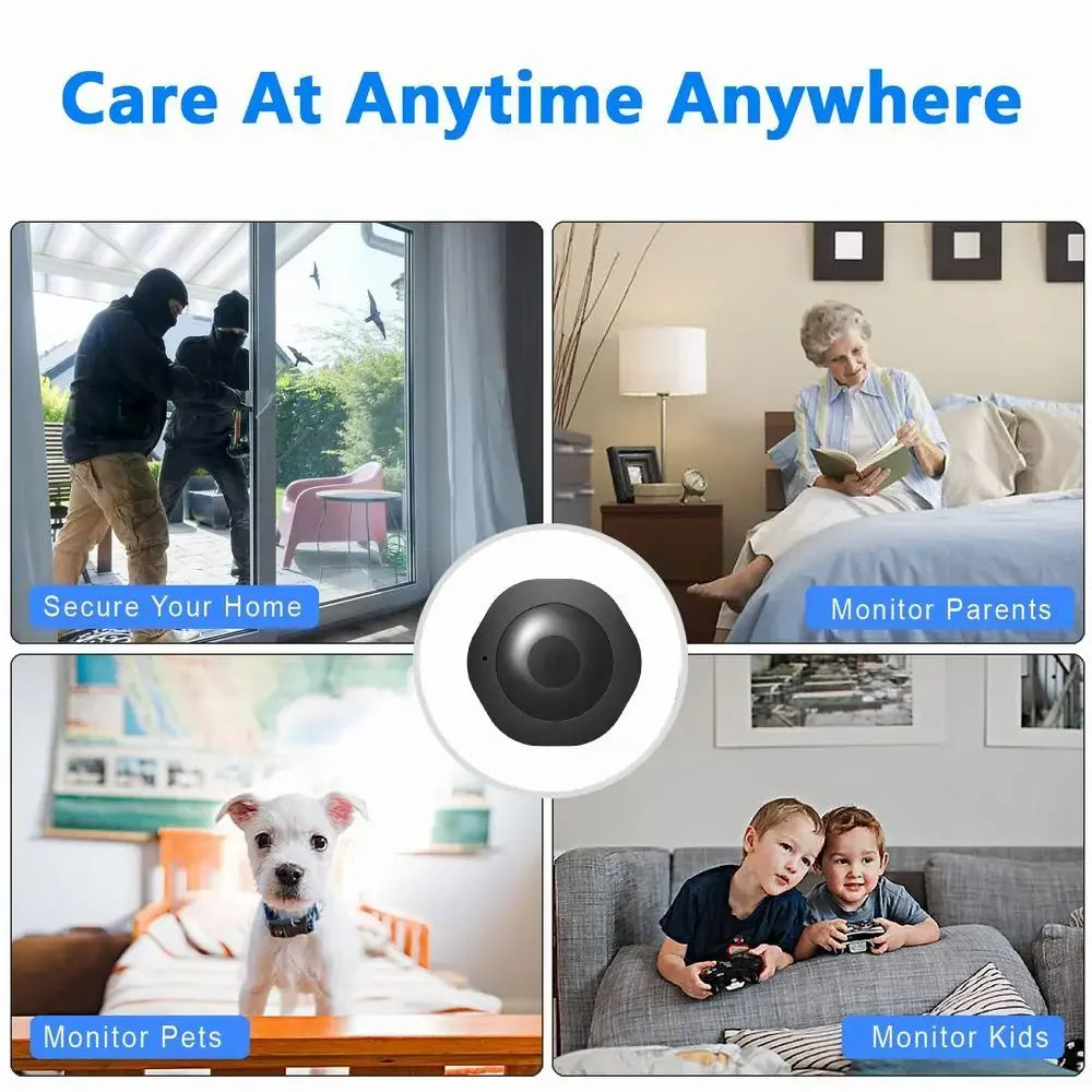 Yourogen 4K 1080p HD Mini Wireless Camera Portable Cam Espion Invisible IR-CUT Night Version