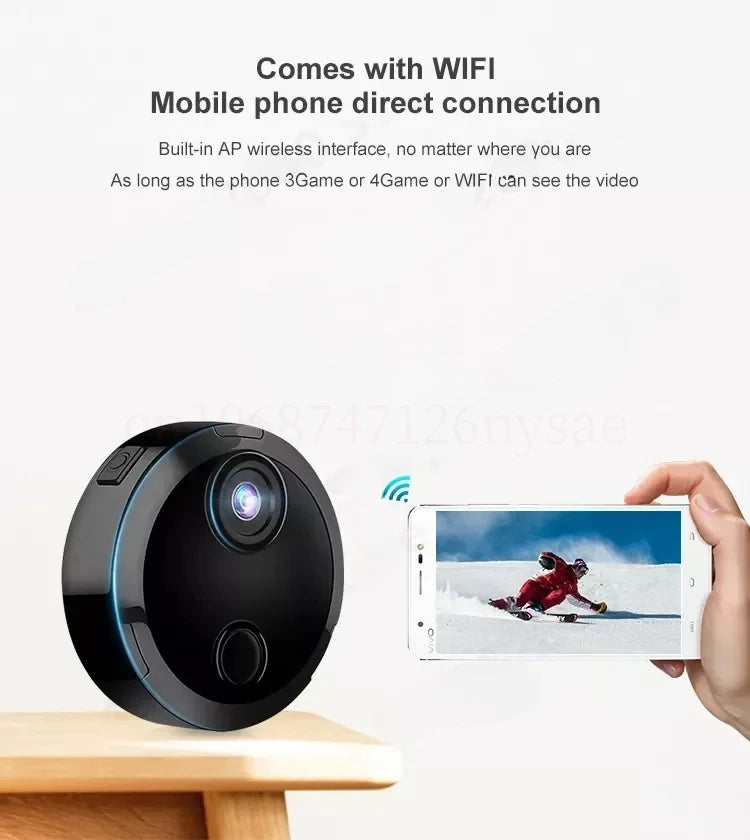 Yourogen Wifi Camera 1080P Video Surveillance Camcorders Night Vision