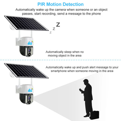 Yourogen 8MP 20000mAh Outdoor Solar Camera PTZ Wifi Waterproof