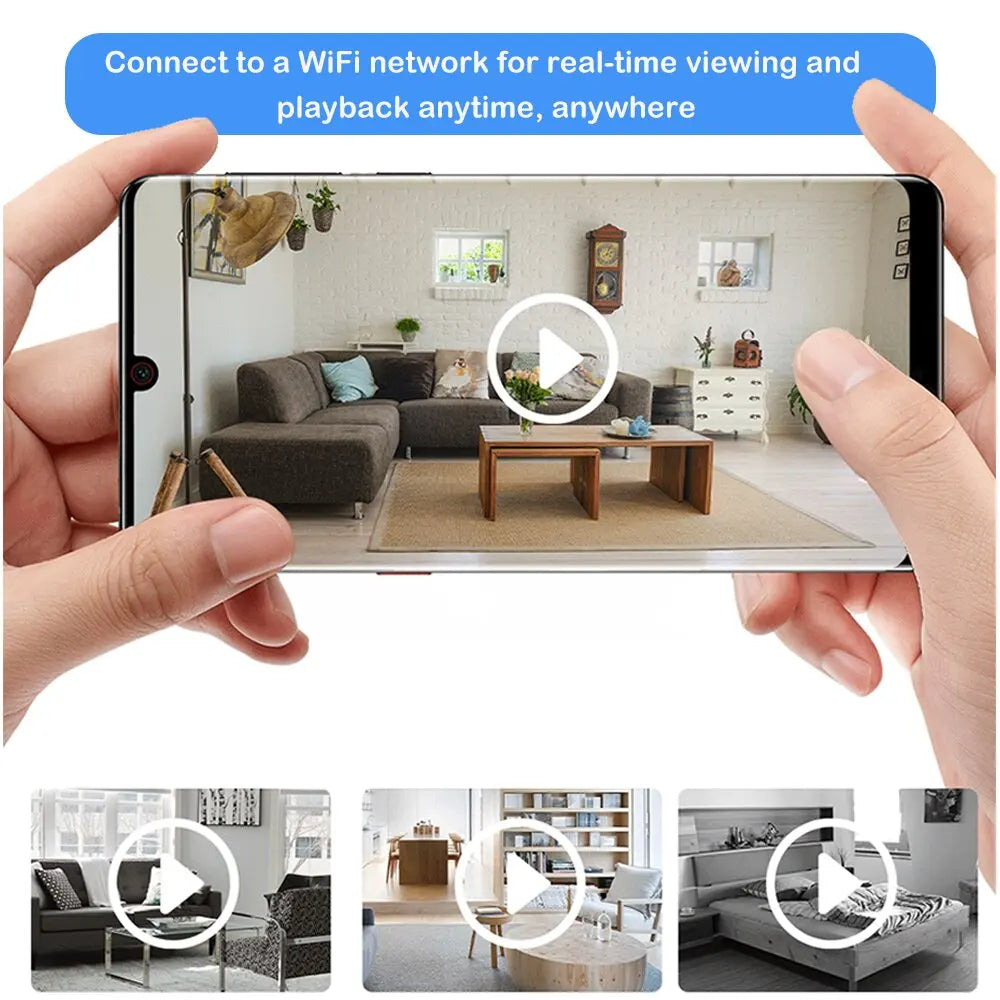 Yourogen Mini Home Security Camera HD Smart Wi-Fi Sleep Standby, Remote Wakeup