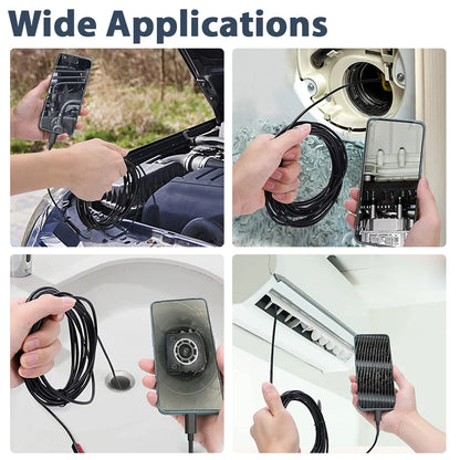 Yourogen 2MP Single/Dual Lens Endoscope Camera Android Mini Inspection Camera for iPhone Waterproof Pipeline Borescope Type C IOS