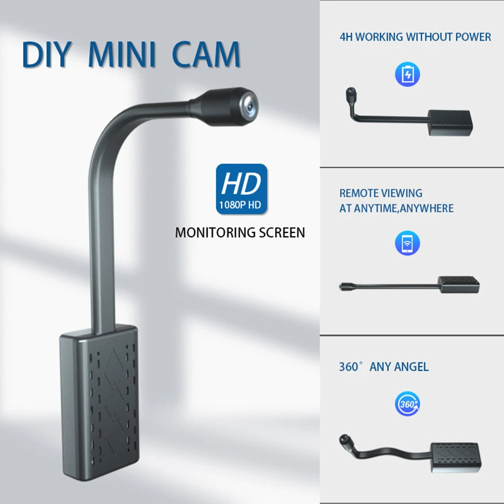 Yourogen Mini Wifi Surveillance Camera Remote Monitoring HD 1080P