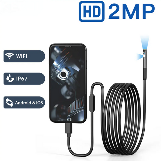 Yourogen 2MP Single/Dual Lens Endoscope Camera Android Mini Inspection Camera for iPhone Waterproof Pipeline Borescope Type C IOS